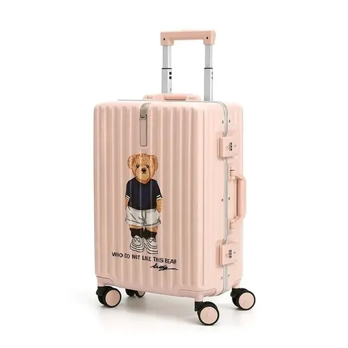 Vali Guoo Bear GU9008-3100 Màu Hồng Size 20