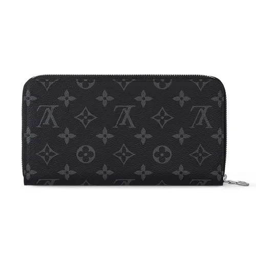 Ví Nam Louis Vuitton LV Zippy Organizer M82081 Màu Đen Xám