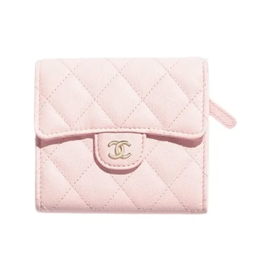 Ví Nữ Chanel Classic Small Flap Wallet Màu Hồng Nhạt
