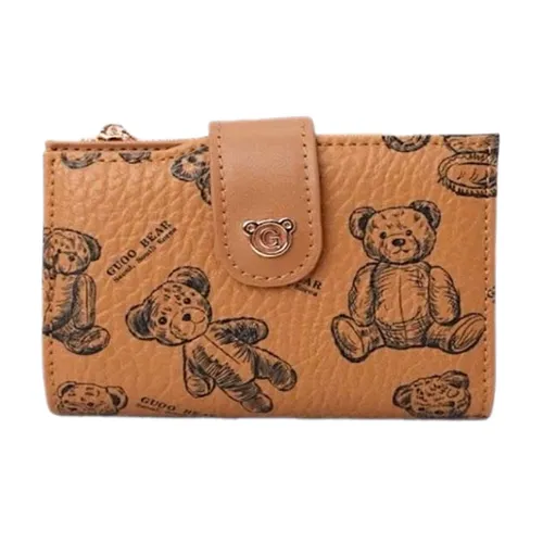 Ví Nữ Guoo Bear GO-2040-3920 Màu Nâu Size M