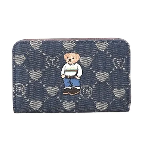 Ví Nữ Guoo Bear TT2301 - GO2041 Màu Xanh Denim Size M