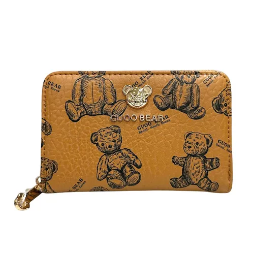 Ví Nữ Guoo Bear TT2301 - GO2016 GB M Màu Nâu
