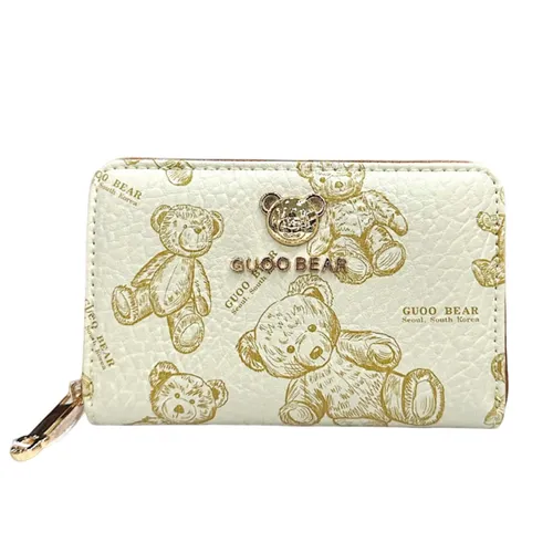 Ví Nữ Guoo Bear TT2301 - GO2016 GB M Màu Trắng