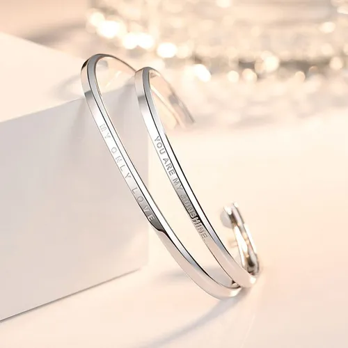 Vòng Đeo Tay Đôi LiLi Jewelry Love Sunshine LILI_349995 Màu Bạc