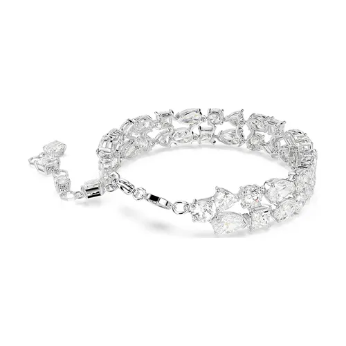 Vòng Đeo Tay Nữ Swarovski Mesmera Bracelet Mixed Cuts, White, Rhodium Plated 5669927 Màu Trắng