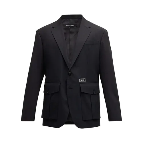 Áo Khoác Blazer Nam Dsquared2 S74BN1248 S40320 900 Màu Đen Size 44