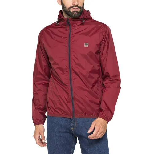 Áo Khoác Gió Nam Carrera Jeans 407A1418X_491 Màu Đỏ Lạnh Size S