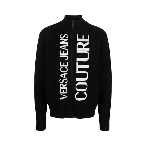 Áo Khoác Len Nam Versace 75GAFM12 Màu Đen Size S