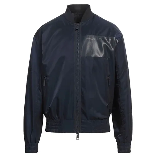 Áo Khoác Nam Armani Exchannge 3RZB13 ZN99Z 15BA Màu Xanh Navy Size XS