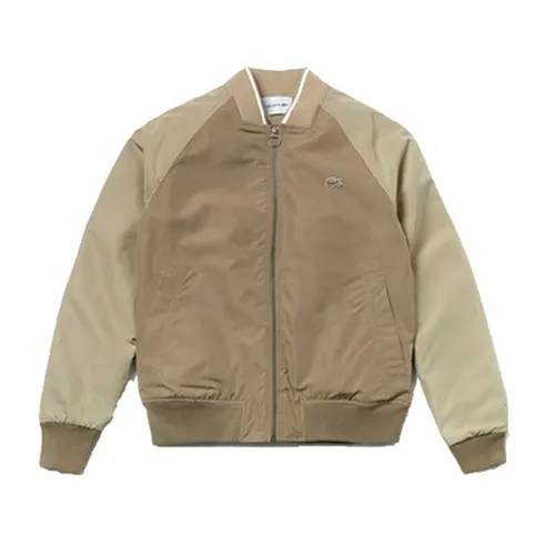 Áo Khoác Nam Lacoste Reversible Lightweight BH3330 - 5SZ Màu Nâu Size 48