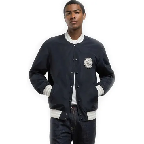 Áo Khoác Nam Replay M8441 970 Màu Xanh Navy Size S