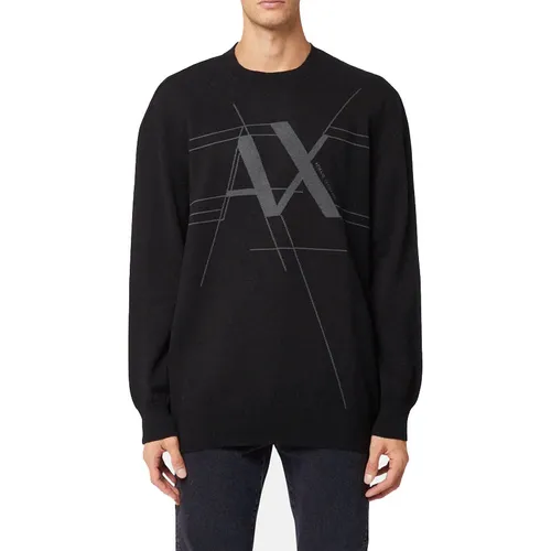 Áo Len Nam Armani Exchange 6RZM5A ZMU7Z 1200 Màu Đen Size S