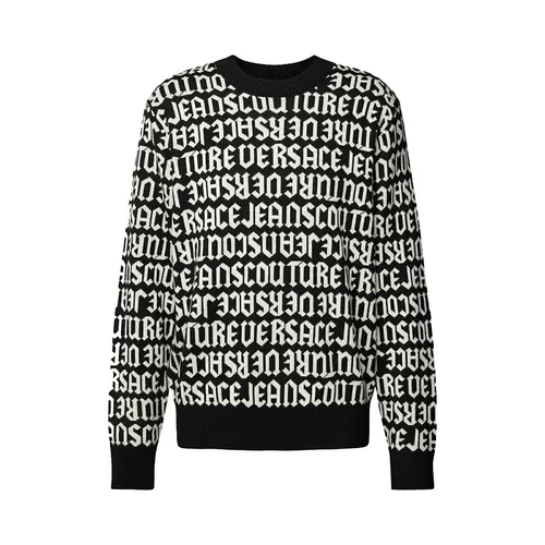 Áo Len Nam Versace 77GAFM03 CMN91L01 Màu Đen Trắng Size S