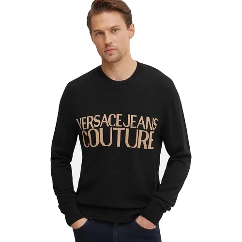 Áo Len Nam Versace7 7GAFM01 CMH80 Black Màu Đen Size S