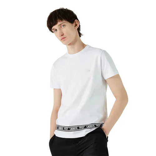 Áo Phông Nam Lacoste Men's T-Shirt TH0246 46B Màu Trắng Size 5