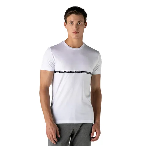 Áo Phông Nam Lacoste Men's T-Shirt TH2216 16B Màu Trắng Size 2