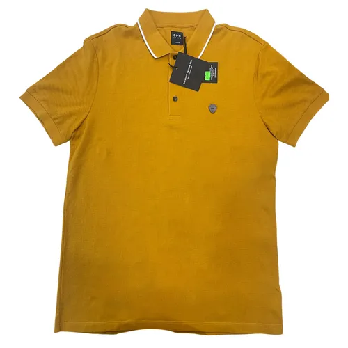 Áo Polo Nam CPS Chaps C21SMLC203 Màu Vàng Mù Tạt Size XS