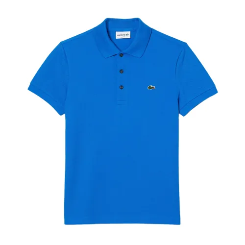 Áo Polo Nam Lacoste Men's Piqué Polo Shirt Slim Fit Stretch PH6348-10 SIY Màu Xanh Blue Size 3