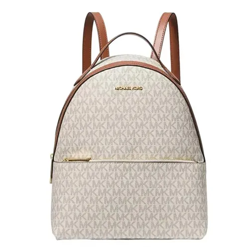 Balo Nữ Michael Kors Backpacks 35F3G6HB6B Màu Nâu Trắng