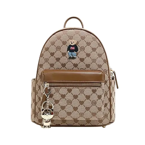 Balo Unisex Guoo Bear GU1275 M Màu Nâu