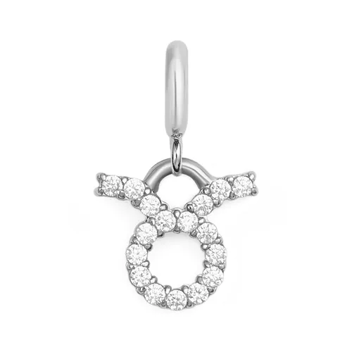 Charm Đồng Hồ Daniel Wellington 12 Cung Hoàng Đạo Cung Kim Ngưu Màu Bạc