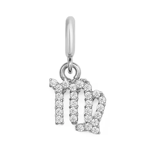 Charm Đồng Hồ Daniel Wellington 12 Cung Hoàng Đạo Cung Xử Nữ Màu Bạc