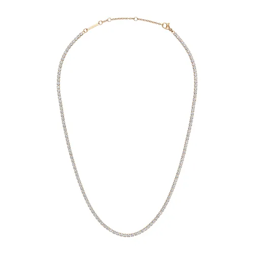 Dây Chuyền Nữ Daniel Wellington Classic Tennis Necklace DW00400390 Màu Vàng Hồng