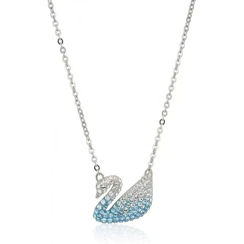 Dây Chuyền Nữ Swarovski Blue Iconic Swan Pendant Small 5512094 Màu Bạc