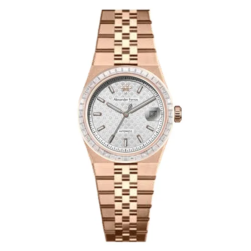 Đồng Hồ Nam Alexander Ferros 8181R/022 Màu Vàng Hồng