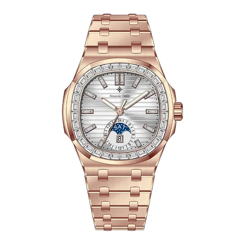 Đồng Hồ Nam Alexander Ferros Automatic 6111R-02 42.5mm Màu Vàng Hồng