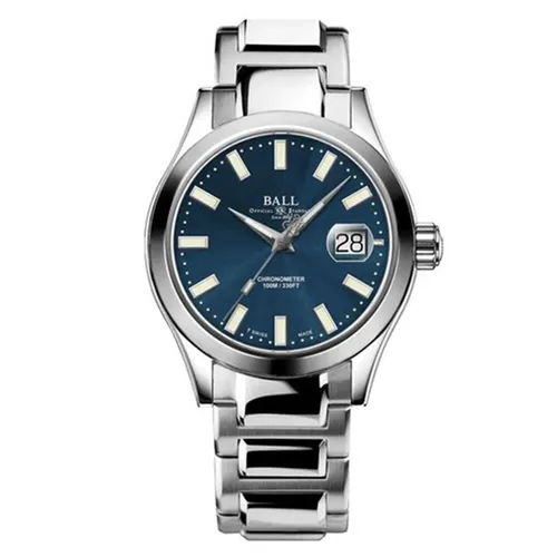 Đồng Hồ Nam Ball Watch Company Engineer III Marvelight Chronometer Limited Edition NM2026C-S27C-BE Màu Bạc Xanh