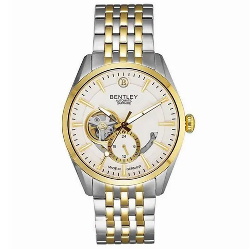 Đồng Hồ Nam Bentley Mặt Hề BL1831-25MTWI-AMSK-T Màu Demi (Bạc - Vàng)