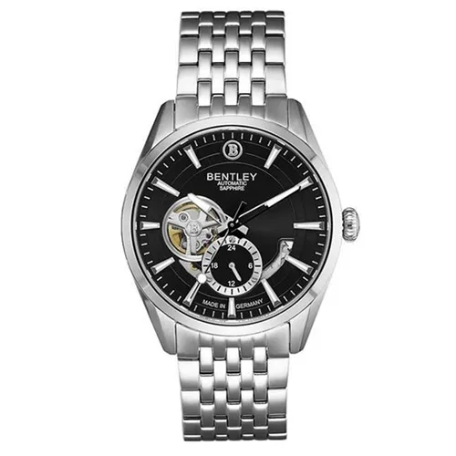 Đồng Hồ Nam Bentley Mặt Hề BL1831-25MWBI-AMS-D Màu Bạc Đen