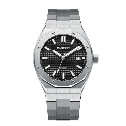Đồng Hồ Nam Cadisen Casual Mechanical Man Watch C8193G-T2 Màu Bạc/Đen