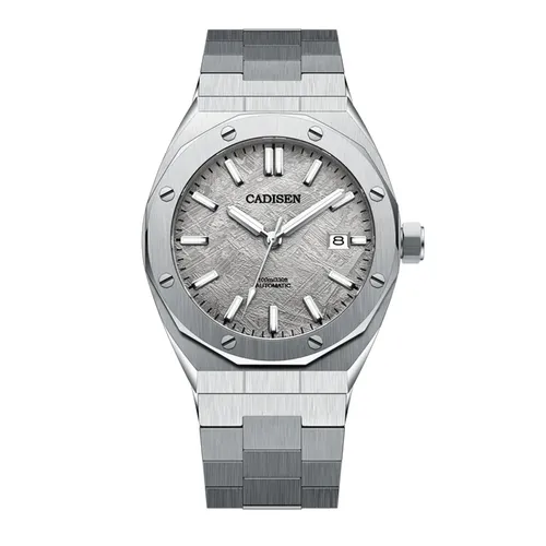 Đồng Hồ Nam Cadisen Casual Mechanical Man Watch C8193G-T4 Màu Bạc/Xám
