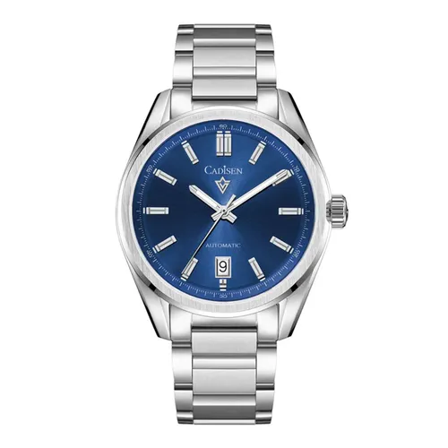 Đồng Hồ Nam Cadisen Casual Mechanical Man Watch C8227G-T1 Màu Bạc/Xanh Dương