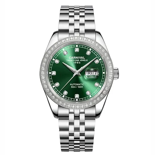 Đồng Hồ Nam Carnival Automatic Watch 8131G2-VT-XL Màu Xanh Lá