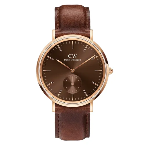 Đồng Hồ Nam Daniel Wellington Classic Multi-Eye St Mawes Amber Rose Gold Màu Nâu