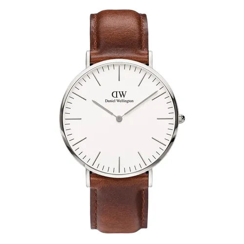 Đồng Hồ Nam Daniel Wellington Classic St Mawes Silver Màu Nâu - Trắng