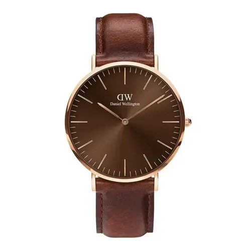 Đồng Hồ Nam Daniel Wellington DW00100627 40mm Classic 40 St Mawes RG Amber Màu Nâu