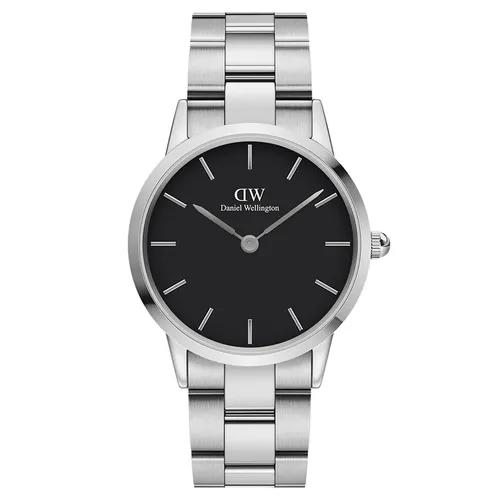 Đồng Hồ Nam Daniel Wellington Iconic Link DW00100204 Màu Bạc Đen