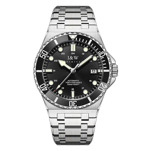 Đồng Hồ Nam I&W Carnival 726G-T2 Màu Bạc - Đen