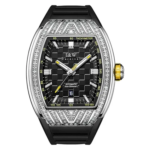 Đồng Hồ Nam I&W Carnival 727G-S2 Màu Đen