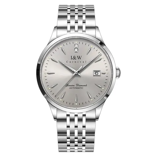 Đồng Hồ Nam I&W Carnival 731G-T4 Màu Bạc Xám