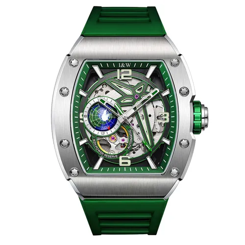 Đồng Hồ Nam I&W Carnival 737G-S1 Automatic Sport Màu Xanh Lá