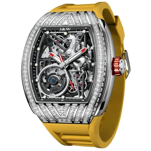 Đồng Hồ Nam I&W Carnival 768G-S4 Automatic Màu Vàng Bạc