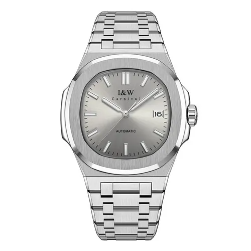 Đồng Hồ Nam I&W Carnival Automatic Watch 750G1-T3 Màu Bạc/Xám