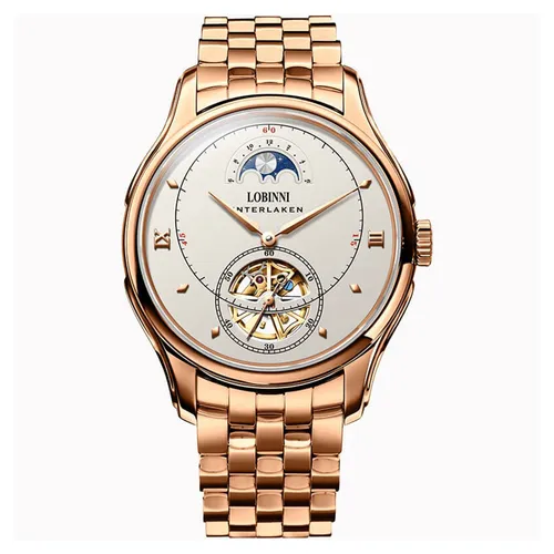 Đồng Hồ Nam Lobinni LB13023G-T1 Màu Vàng Trắng