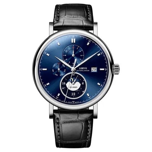 Đồng Hồ Nam Lobinni LB13056G-D4 Màu Xanh Đen