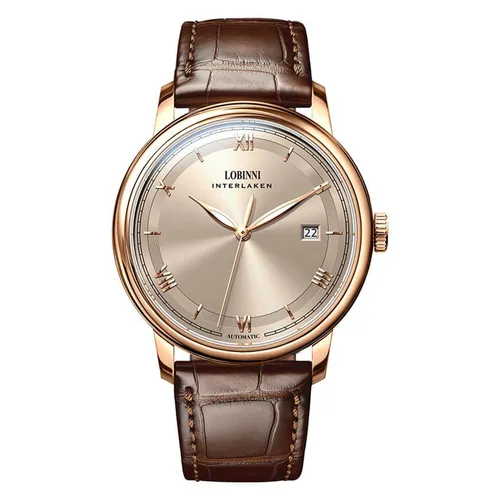 Đồng Hồ Nam Lobinni LB14003G-D3 Màu Nâu - Vàng